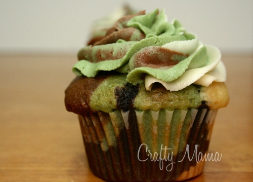 camoflage cupcakes how to and recipe from craftymama