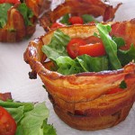 Bacon cups from Not Martha