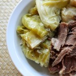 homemade corned beef and cabbage