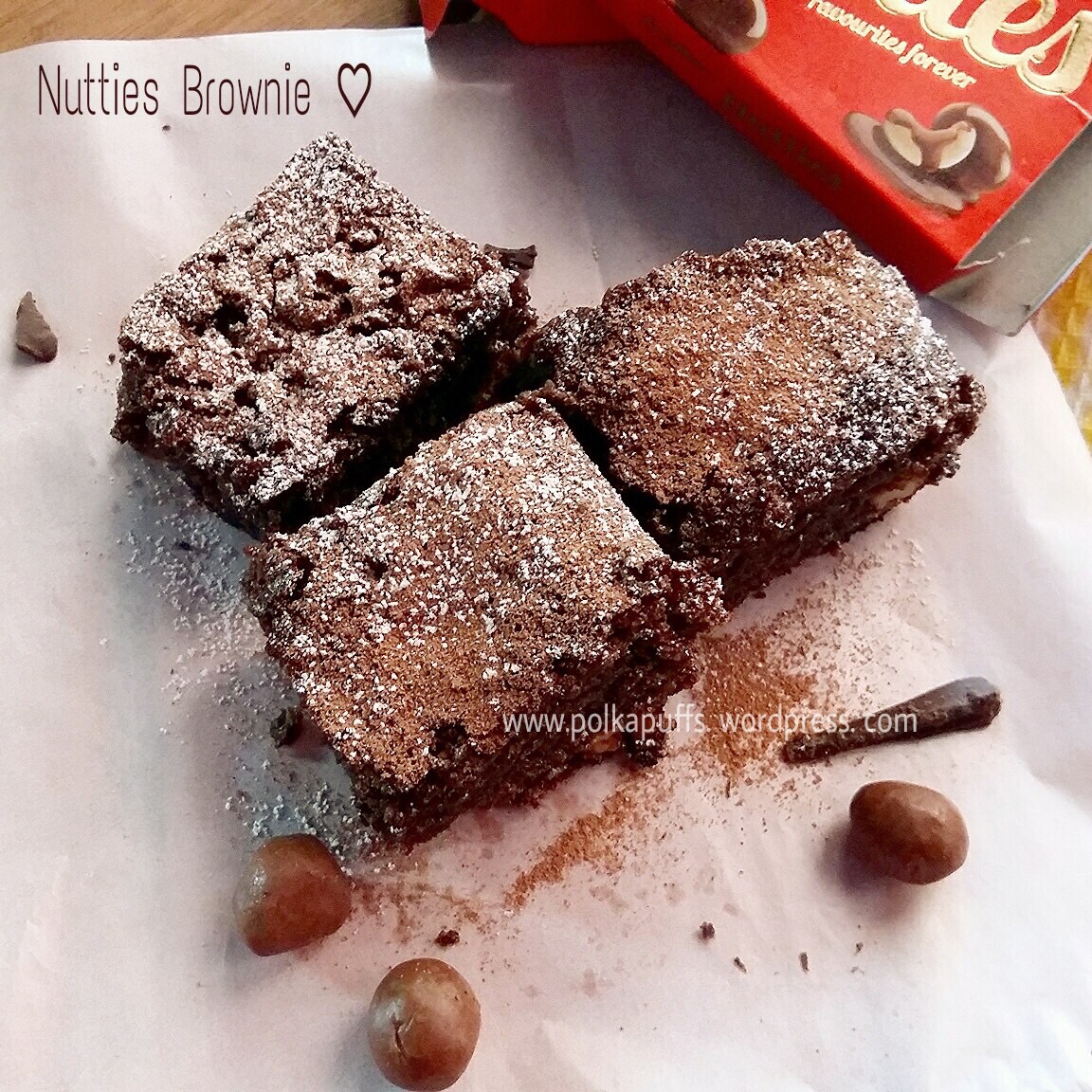 Nutties Brownies eggless Foodwhirl